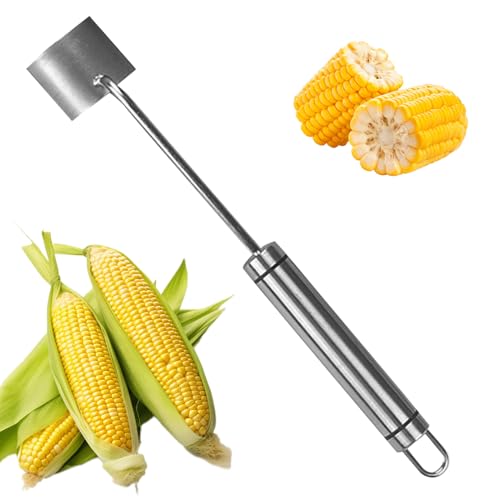 Maisschäler, Maiskolben Schäler, Corn Peeler Corn Stripper, Maisschaber, Maisschneider Zum Abschneiden Von Maiskolben, Leicht Zu Reinigender Maiskolbenschäler, Edelstahl-Splitter-Werkzeug von Pavsicgn
