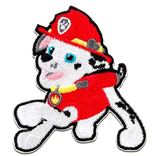 Paw Patrol Marshall - Aufnäher, Bügelbild, Aufbügler, Applikationen, Patches, Flicken, zum aufbügeln, Größe: 7 x 6,2 cm Paw Patrol Marshall - Aufnäher, Bügelbild, Aufbügler, Applikationen, Patches, Flicken, zum aufbügeln, Größe: 7 x 6,2 cm von Paw Patrol