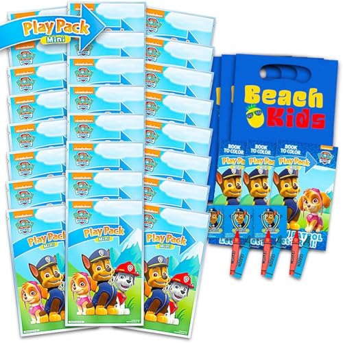 Paw Patrol Mini-Partygeschenk-Set für Kinder – Bündel mit 24 Mini-Spielpackungen mit Malvorlagen, Aufklebern und mehr, Paw Patrol Birthday-Partyzubehör Paw Patrol Mini-Partygeschenk-Set für Kinder – Bündel mit 24 Mini-Spielpackungen mit Malvorlagen, Aufklebern und mehr, Paw Patrol Birthday-Partyzubehör von Paw Patrol