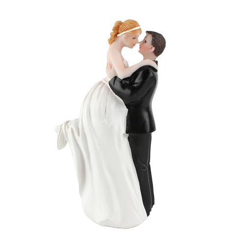 Pawcean Romantischer Kuss-Hochzeitspaar-Kuchenaufsatz – Mr & Mrs-Andenken für Jahrestag, Verlobung, Valentinstag, Brautparty Pawcean Romantischer Kuss-Hochzeitspaar-Kuchenaufsatz – Mr & Mrs-Andenken für Jahrestag, Verlobung, Valentinstag, Brautparty von Pawcean