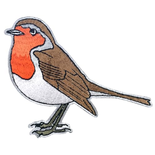 Pawprint Family Robin Bird Aufnäher zum Aufnähen, offizieller Merchandising-Artikel zur Unterstützung des RSPB Pawprint Family Robin Bird Aufnäher zum Aufnähen, offizieller Merchandising-Artikel zur Unterstützung des RSPB von Pawprint Family