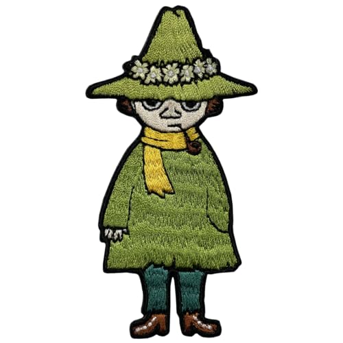 Snufkin Aufnäher zum Aufnähen, offizielle Geschenke von Tove Janssons Geschichten in Moominvalley von Pawprint Family