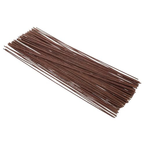 100 Stück Blumenstiele Draht – Papierumwickeltes Design für realistische künstliche Blumenarrangements – 40 cm braunes Bastelzubehör für Hochzeitssträuße 100 Stück Blumenstiele Draht – Papierumwickeltes Design für realistische künstliche Blumenarrangements – 40 cm braunes Bastelzubehör für Hochzeitssträuße von PawwJoy