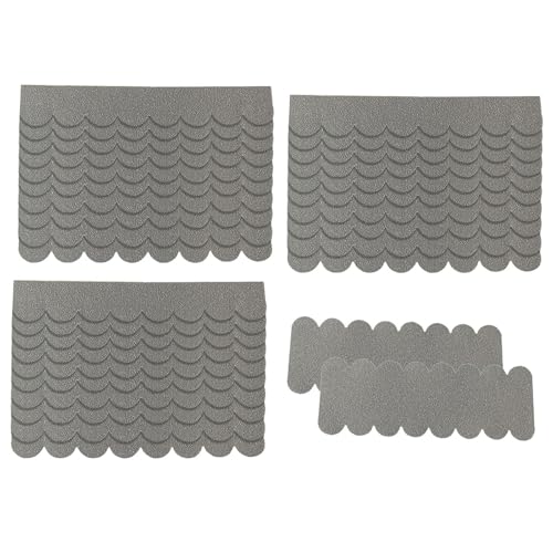 32 Blatt Filztuch mit selbstklebender Rückseite für Puppenhaus-Miniaturdächer, Bastelarbeiten, Heimdekoration, schneidbares dickes Filzmaterial, Grau 32 Blatt Filztuch mit selbstklebender Rückseite für Puppenhaus-Miniaturdächer, Bastelarbeiten, Heimdekoration, schneidbares dickes Filzmaterial, Grau von PawwJoy