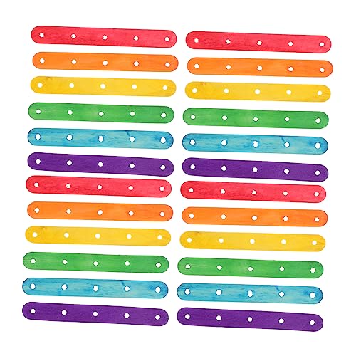 Bunte Eisstäbchen aus Holz für Bastelarbeiten, 100 Stück Lutscherstäbchen für Kunstprojekte und Eiscreme-Zubehör Bunte Eisstäbchen aus Holz für Bastelarbeiten, 100 Stück Lutscherstäbchen für Kunstprojekte und Eiscreme-Zubehör von PawwJoy