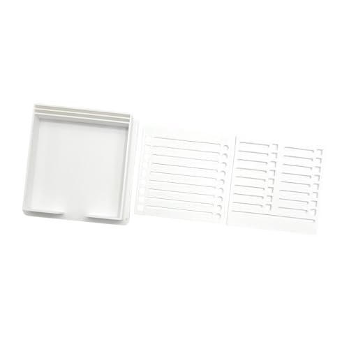 Haftnotizhalter, Spender, Notizblock, Organizer, Doppelschlitz-Design, 9 x 9,6 x 7,6 cm, für Büro, Schule, Zuhause Haftnotizhalter, Spender, Notizblock, Organizer, Doppelschlitz-Design, 9 x 9,6 x 7,6 cm, für Büro, Schule, Zuhause von PawwJoy