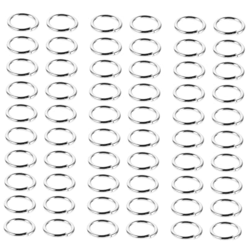 Offene Biegeringe aus Zinklegierung für Armbänder, Halsketten, Schlüsselanhänger, Silber, 0,20 cm, 400 Stück Offene Biegeringe aus Zinklegierung für Armbänder, Halsketten, Schlüsselanhänger, Silber, 0,20 cm, 400 Stück von PawwJoy