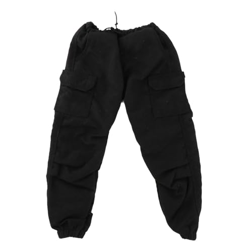 PawwJoy 1/6 Maßstab männliche Figur Puppe Kleidung Kostüm Hosen Handgemachte Sammlerstück Actionfiguren Kleidung für 30,5 cm Figuren Zubehör - Schwarz PawwJoy 1/6 Maßstab männliche Figur Puppe Kleidung Kostüm Hosen Handgemachte Sammlerstück Actionfiguren Kleidung für 30,5 cm Figuren Zubehör - Schwarz von PawwJoy