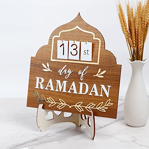 Paxrmuky Ramadan Kalender 2025 Holz DIY Countdown Adventkalender Eid Mubarak Dekoration für Zuhause Ramadan Tischdeko Geschenk Paxrmuky Ramadan Kalender 2025 Holz DIY Countdown Adventkalender Eid Mubarak Dekoration für Zuhause Ramadan Tischdeko Geschenk von Paxrmuky