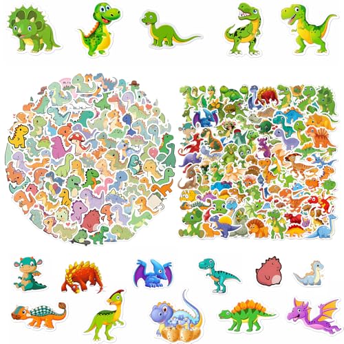 Dino Sticker, Cute Stickers Dinosaurier, 200 Stück Vinyl Aufkleber, Wasserdichte Sticker Dinosaurier Kinder, Für Laptop, Wasserflaschen Und Persönliche Gegenstände Dino Sticker, Cute Stickers Dinosaurier, 200 Stück Vinyl Aufkleber, Wasserdichte Sticker Dinosaurier Kinder, Für Laptop, Wasserflaschen Und Persönliche Gegenstände von PceGan