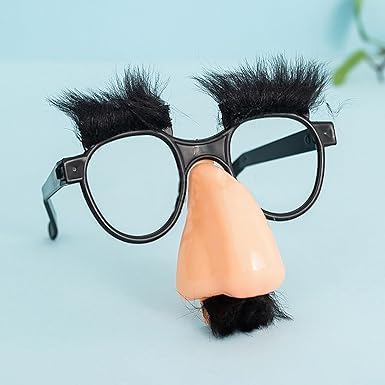 1 x schwarze Verkleidungsbrille mit lustiger Nase, bringt Spaß zu Ihren Feierlichkeiten, lustige Brillen, Spoof-Zubehör, Verkleidungsglas mit Nase 1 x schwarze Verkleidungsbrille mit lustiger Nase, bringt Spaß zu Ihren Feierlichkeiten, lustige Brillen, Spoof-Zubehör, Verkleidungsglas mit Nase von Pchnfei