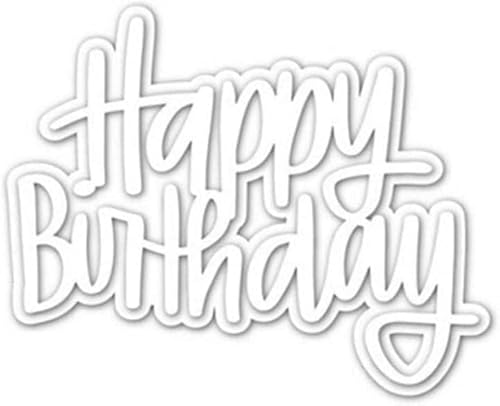 Metall-Stanzformen "Happy Birthday", für Scrapbooking, Fotoalbum, Papierbastelarbeiten, Geburtstags-Stanzformen, Basteln, Karten, Stanzformen für Kartenherstellung, Schablonen, Wortprägewerkzeuge Metall-Stanzformen "Happy Birthday", für Scrapbooking, Fotoalbum, Papierbastelarbeiten, Geburtstags-Stanzformen, Basteln, Karten, Stanzformen für Kartenherstellung, Schablonen, Wortprägewerkzeuge von Pchnfei