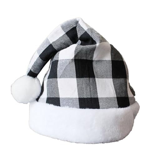 Pcivzxam 4 Stück Weihnachtsmütze, Unisex-Weihnachtsmütze mit Einfacher Handhabung für die Weihnachtsfeier von Pcivzxam