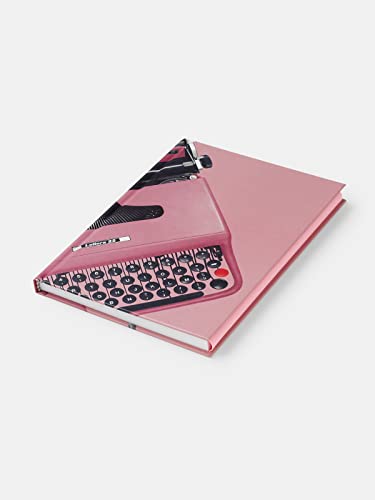 PdiPigna - OLIVETTI Collection - Notizbuch A5, liniert, Hardcover, rosa von PdiPigna