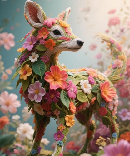 PeBoo 5D DIY Diamant Malerei Kits Voll Bohren Blumen für Tiere Erwachsene Kinder Kristall Strass Mosaik Diamond Painting Art Kreuzstich Stickerei Craft Wohnzimmer Schlafzimmer Wanddekor PeBoo 5D DIY Diamant Malerei Kits Voll Bohren Blumen für Tiere Erwachsene Kinder Kristall Strass Mosaik Diamond Painting Art Kreuzstich Stickerei Craft Wohnzimmer Schlafzimmer Wanddekor von PeBoo