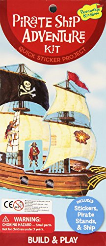 Peaceable Kingdom 04492 - Piratenschiff Sticker Set von Peaceable Kingdom