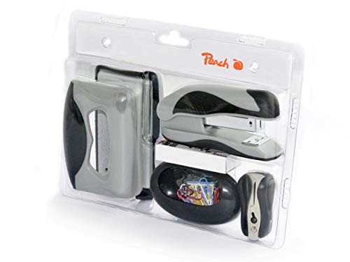 Peach Bürobedarfset, Schwarz, 6-teilig Peach Bürobedarfset, Schwarz, 6-teilig von Peach