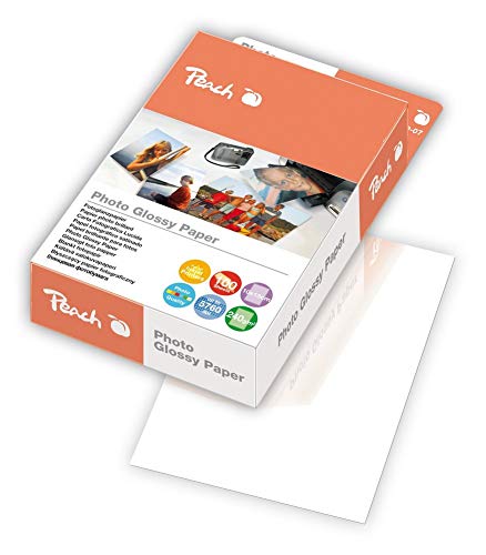 Peach PIP200-07 Photo Glossy Papier 10 x 15 cm, 240 g m², 100 Blatt Peach PIP200-07 Photo Glossy Papier 10 x 15 cm, 240 g m², 100 Blatt von Peach