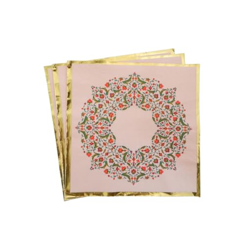 Persische Party-Servietten, Rosa, 20 Stück von Peacock Supplies