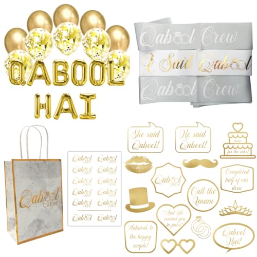 Qabool Engagement Party Kit von Peacock Supplies