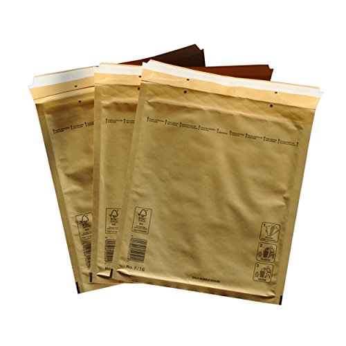 PeakPack 200x Premium Luftpolster Versandtaschen Braun Gold Typ F/6 PeakPack 200x Premium Luftpolster Versandtaschen Braun Gold Typ F/6 von PeakPack