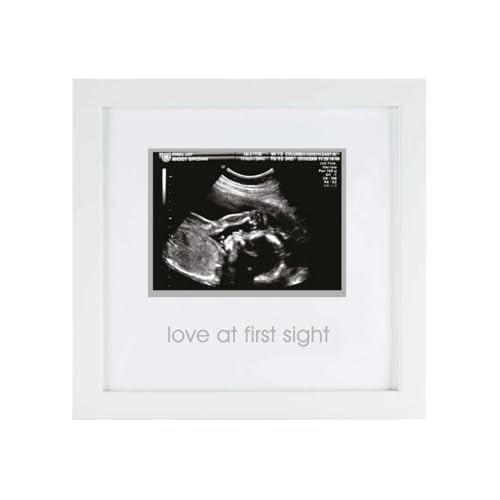 Pearhead Love at First Sight Sonogramm-Bilderrahmen, geschlechtsneutraler Ultraschall, Andenken, ideales Schwangerschaftsgeschenk, Babyparty und Kinderzimmer-Dekor, Weiß Pearhead Love at First Sight Sonogramm-Bilderrahmen, geschlechtsneutraler Ultraschall, Andenken, ideales Schwangerschaftsgeschenk, Babyparty und Kinderzimmer-Dekor, Weiß von Pearhead