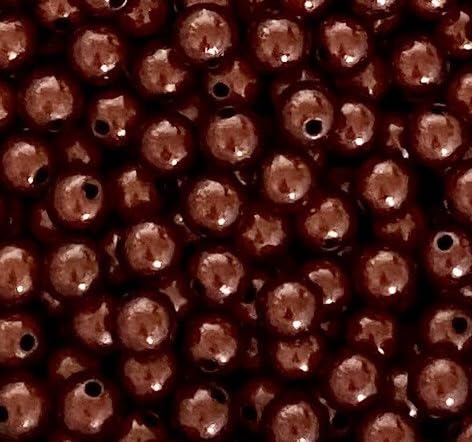 Wunderperlen 10mm mit zauberhaftem Glanz, 50g, Miracle beads, 3d-Illusion (Braun) von Pearly Paradise