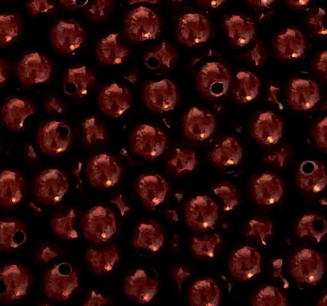 Wunderperlen 10mm mit zauberhaftem Glanz, 50g, Miracle beads, 3d-Illusion (Dunkelbraun) von Pearly Paradise