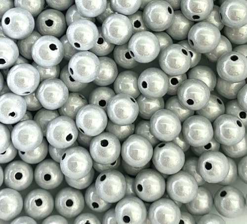Wunderperlen 14mm 25g mit zauberhaftem Glanz, Miracle beads, 3d-Effekt (Weiß) von Pearly Paradise