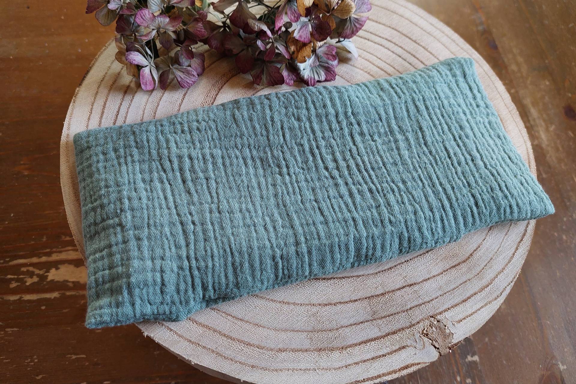 Yoga Augenkissen Meditationskissen Mit Bio Hirsefüllung Musselin Mint Außenhülle Yoga Augenkissen Meditationskissen Mit Bio Hirsefüllung Musselin Mint Außenhülle von PearlysSchatzkammer