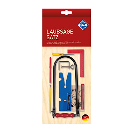 Pebaro 703P Laubsäge Set , 16 Teile, komplettes Set für Laubsägearbeiten, mit Vorlage aus Holz, Laubsägebogen made in Germany, Laubsägen, Basteln, Bastelset, Geschenkidee für Kinder Pebaro 703P Laubsäge Set , 16 Teile, komplettes Set für Laubsägearbeiten, mit Vorlage aus Holz, Laubsägebogen made in Germany, Laubsägen, Basteln, Bastelset, Geschenkidee für Kinder von Pebaro