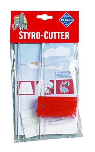 Pebaro 800B Batteriebetriebender Styroporschneider, Styrocutter inkl. Ersatzdraht, Heißdrahtschneider, Bastelset, Basteln, Gestalten mit Styropor, Geschenkidee für Kinder, 15 x 24 x 2,5 cm Pebaro 800B Batteriebetriebender Styroporschneider, Styrocutter inkl. Ersatzdraht, Heißdrahtschneider, Bastelset, Basteln, Gestalten mit Styropor, Geschenkidee für Kinder, 15 x 24 x 2,5 cm von Pebaro