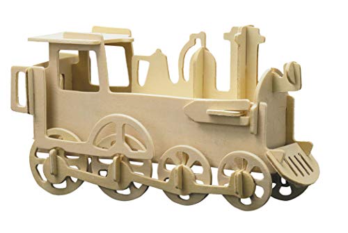 Pebaro 850/1 Holzbausatz Lokomotive, 3D Puzzle, Modellbausatz, Basteln mit Holz, Holzpuzzle, Bastelset, vorgestanzte Holzplatte, ausbrechen, zusammenstecken, fertig, Geschenkidee Pebaro 850/1 Holzbausatz Lokomotive, 3D Puzzle, Modellbausatz, Basteln mit Holz, Holzpuzzle, Bastelset, vorgestanzte Holzplatte, ausbrechen, zusammenstecken, fertig, Geschenkidee von Pebaro