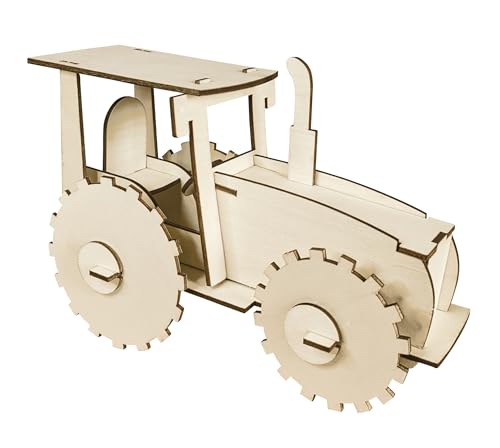 Pebaro 851/1L Holzbausatz Traktor Lasercut, 3D Puzzle, Holzpuzzle Pebaro 851/1L Holzbausatz Traktor Lasercut, 3D Puzzle, Holzpuzzle von Pebaro