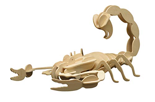 Pebaro 857/5 Holzbausatz Skorpion, 3D Puzzle, Modellbausatz, Basteln mit Holz, Holzpuzzle Tier, vorgestanzte Holzplatte, inkl. Schmirgelpapier, ausbrechen, zusammenstecken, fertig, Geschenkidee Pebaro 857/5 Holzbausatz Skorpion, 3D Puzzle, Modellbausatz, Basteln mit Holz, Holzpuzzle Tier, vorgestanzte Holzplatte, inkl. Schmirgelpapier, ausbrechen, zusammenstecken, fertig, Geschenkidee von Pebaro
