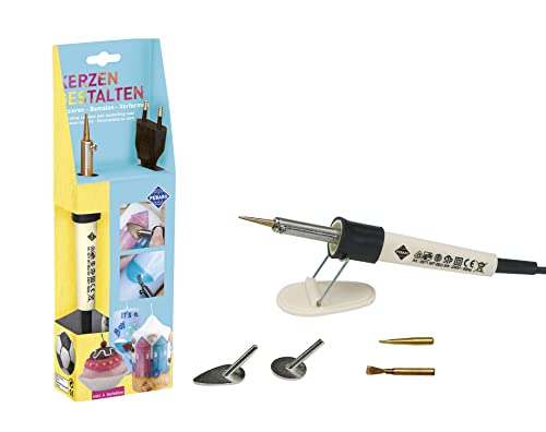 Pebaro 0271 Kerzenkolben Set mit Schreibspitze, Messingbürste und Bügeleisen, Kerzen verzieren, modelieren, verformen, bemalen; Basteln und Arbeiten mit Wachs Wachsfarben, Kreativ Set, vielfältig, 30 x 9 x 4,5 cm Pebaro 0271 Kerzenkolben Set mit Schreibspitze, Messingbürste und Bügeleisen, Kerzen verzieren, modelieren, verformen, bemalen; Basteln und Arbeiten mit Wachs Wachsfarben, Kreativ Set, vielfältig, 30 x 9 x 4,5 cm von Pebaro