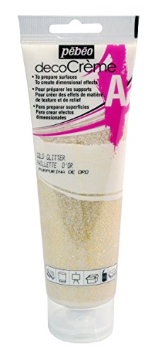 PEBEO Deco AUX, Gold Glitter, 120 ml PEBEO Deco AUX, Gold Glitter, 120 ml von Pebeo