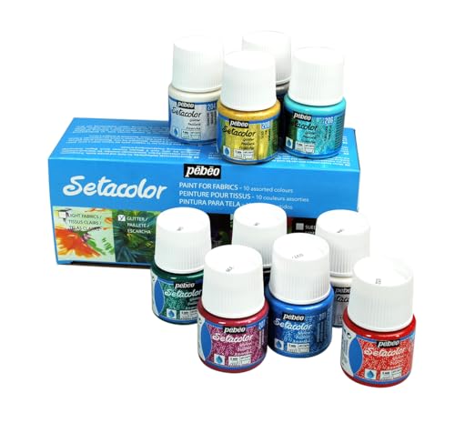 PEBEO INC Pebeo Setacolor Set Blickdicht GLT, sortiert, Einheitsgröße PEBEO INC Pebeo Setacolor Set Blickdicht GLT, sortiert, Einheitsgröße von PEBEO INC