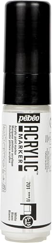 Pébéo 201701 Marker, Acryl, Spitze 5 – 15 mm, Weiß Pébéo 201701 Marker, Acryl, Spitze 5 – 15 mm, Weiß von Pebeo