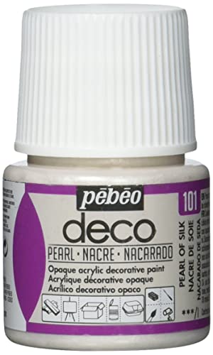 Pébéo 285101 Tafelfarbe, Acryl, 45 ml, Perlseide von Pébéo