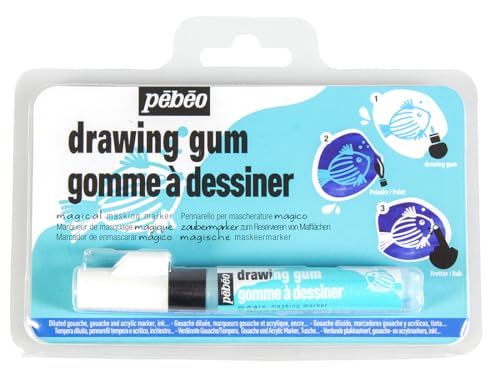 Pébéo 603728 Marker Malerband Magische Malerei bläuliches weiss 16,1 x 12 x 2,2 cm Pébéo 603728 Marker Malerband Magische Malerei bläuliches weiss 16,1 x 12 x 2,2 cm von Pebeo