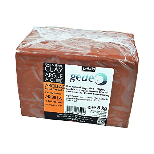 PEBEO 766405 Roter Backton Gedeo, Brot 5 KG, Ton, 5kg, 5000 von Pebeo