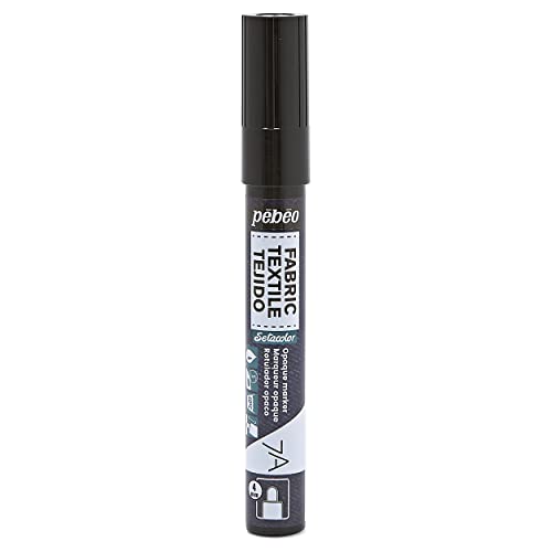 Pébéo 804414 7A Marker opak rund 4 mm schwarz von Pébéo