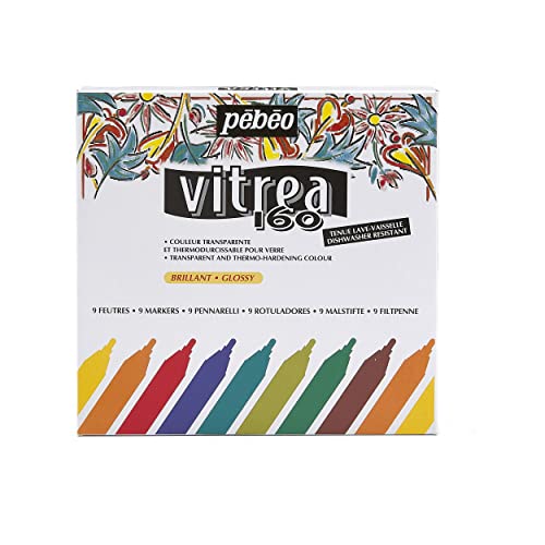 Pebeo Filzstifte-Set Vitrea, glänzend Pebeo Filzstifte-Set Vitrea, glänzend von Pebeo