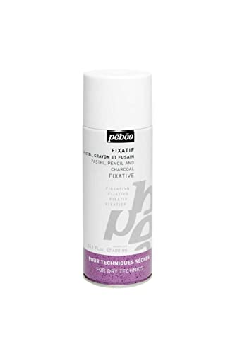 Pébéo – Fixierstift für Pastellkreide, Bleistifte und Kohle, Spray, 400 ml Pébéo – Fixierstift für Pastellkreide, Bleistifte und Kohle, Spray, 400 ml von Pebeo