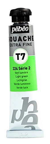 Pébéo Gouache-Farbe, 1 Tube mit 20 ml, Hellgrün von Pébéo