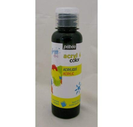 Pébéo Mehrseitige Acrylfarbe - Schwarz - 150 ml von Pebeo