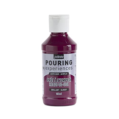 Pébéo Pouring Experiences Acrylfarbe zum Gießen-Gebrauchsfertig und Vorgemischt-Ideal für Fluid Art, acryl, Dunkles Magenta, 118 ml, 118 Milliliter Pébéo Pouring Experiences Acrylfarbe zum Gießen-Gebrauchsfertig und Vorgemischt-Ideal für Fluid Art, acryl, Dunkles Magenta, 118 ml, 118 Milliliter von Pebeo