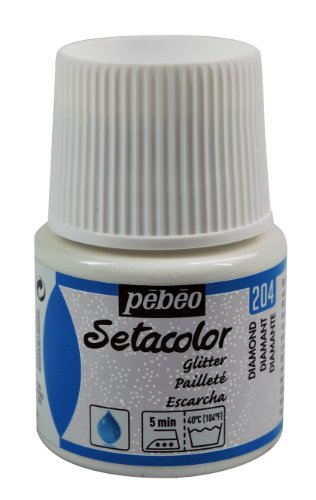 Pebeo Setacolor Textilfarbe, Glitzer, 45 ml, Diamant, Diamanten Pebeo Setacolor Textilfarbe, Glitzer, 45 ml, Diamant, Diamanten von Pebeo