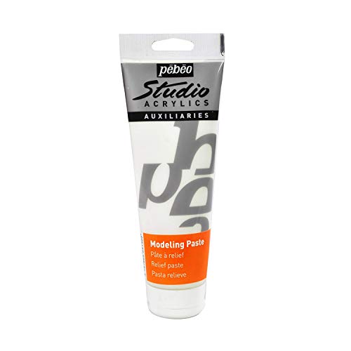 Pébéo Studio Acryl 250 ML Modellierpaste, Weiß, (1er Pack), 250 von Pébéo